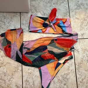 Colorful Abstract Bikini Set